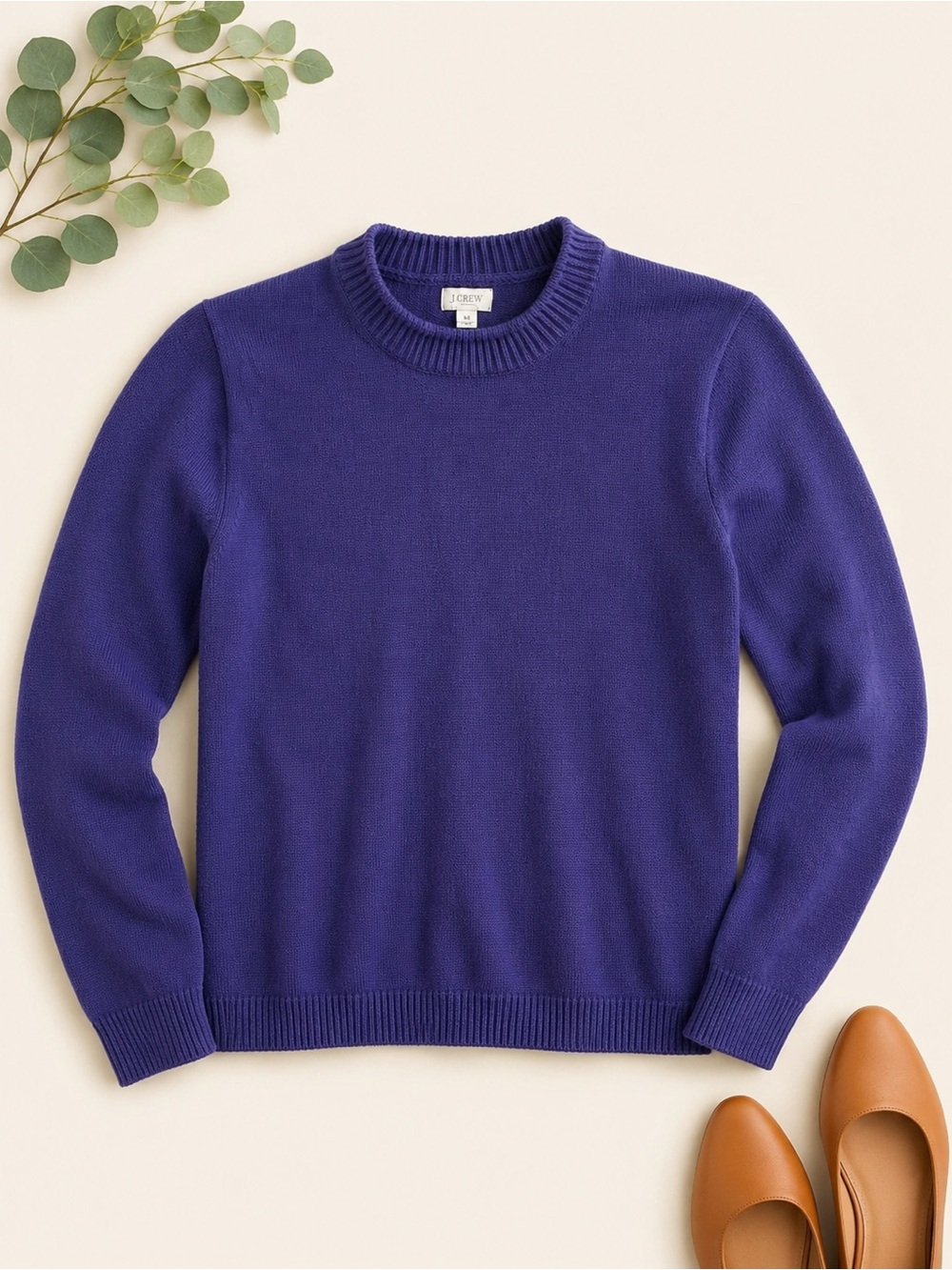 J. Crew Women's Crewneck Sweater in purple